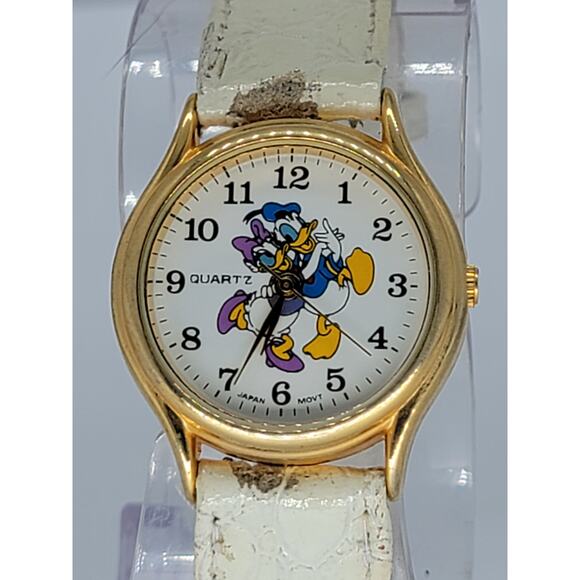 Vintage Disney Donald Duck Gold Watch - Unique Collectible Timepiece - Picture 2 of 8